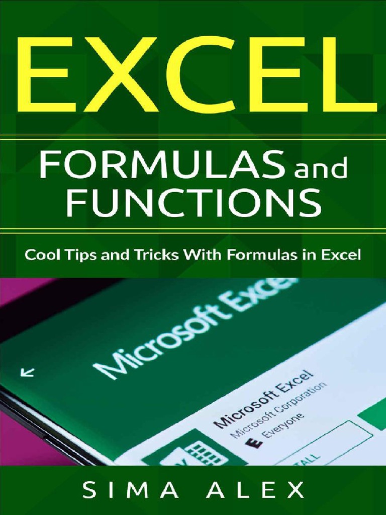 Excel Formulas and Functions pdf