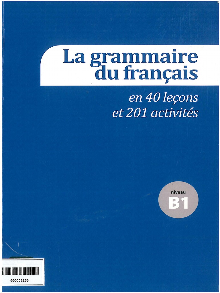 La Grammaire du français pdf
